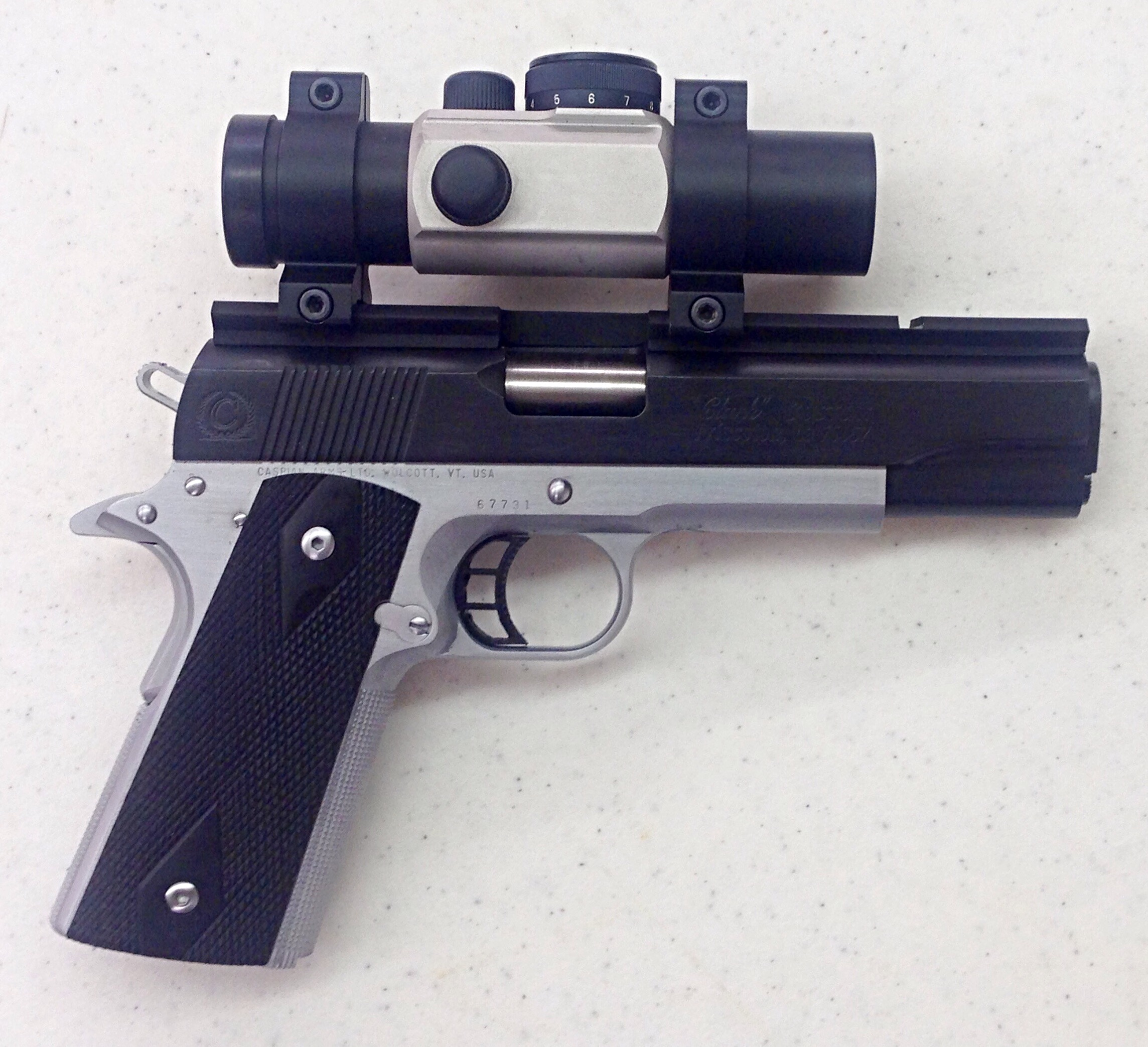 1911 Custom Bullseye Clark Custom Guns